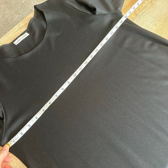 Bryn Walker Nada Asymmetrical Tunic Top Black L - Picture 6 of 7